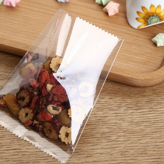 100 Túi nilon TRONG SUỐT, bao bì đựng bánh kẹo trà hoa, nhiều kích ...