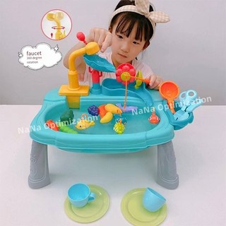 Bộ Đồ Chơi Câu Cá / Máy Rửa Chén / Tuần Hoàn Nước / Rau Củ / Câu Cá / Tắm Một Bộ Cho Bé