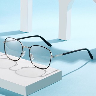 Kính Mắt Quang Sắc Chống Bức Xạ Khung Vuông Người Phụ Nữ Kính Mắt Máy Tính 2IN1 Kính Chống Ánh Sáng Xanh