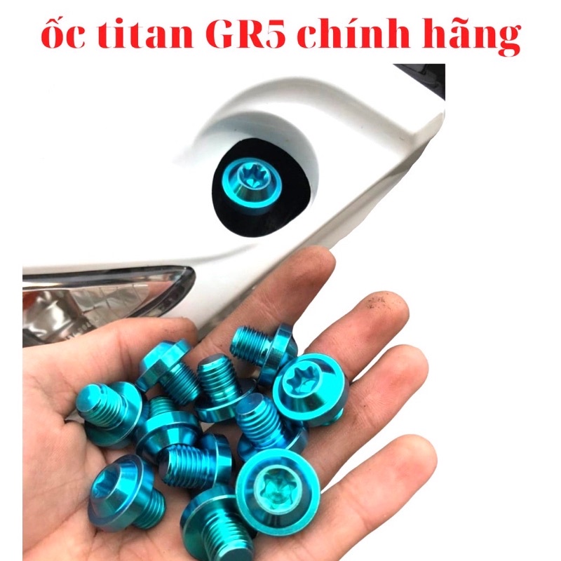 Ốc Chân Gương Xe Máy Titan Gr5 Chuẩn Xịn Ren Ngược và Xuôi | Shopee ...