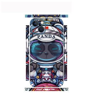 Tấm dán Skin Mặt Sau Gấu Panda Space FULL VIỀN Dành Cho 14promax , 13promax , 12promax , 11promax , xsmax - FukiShop