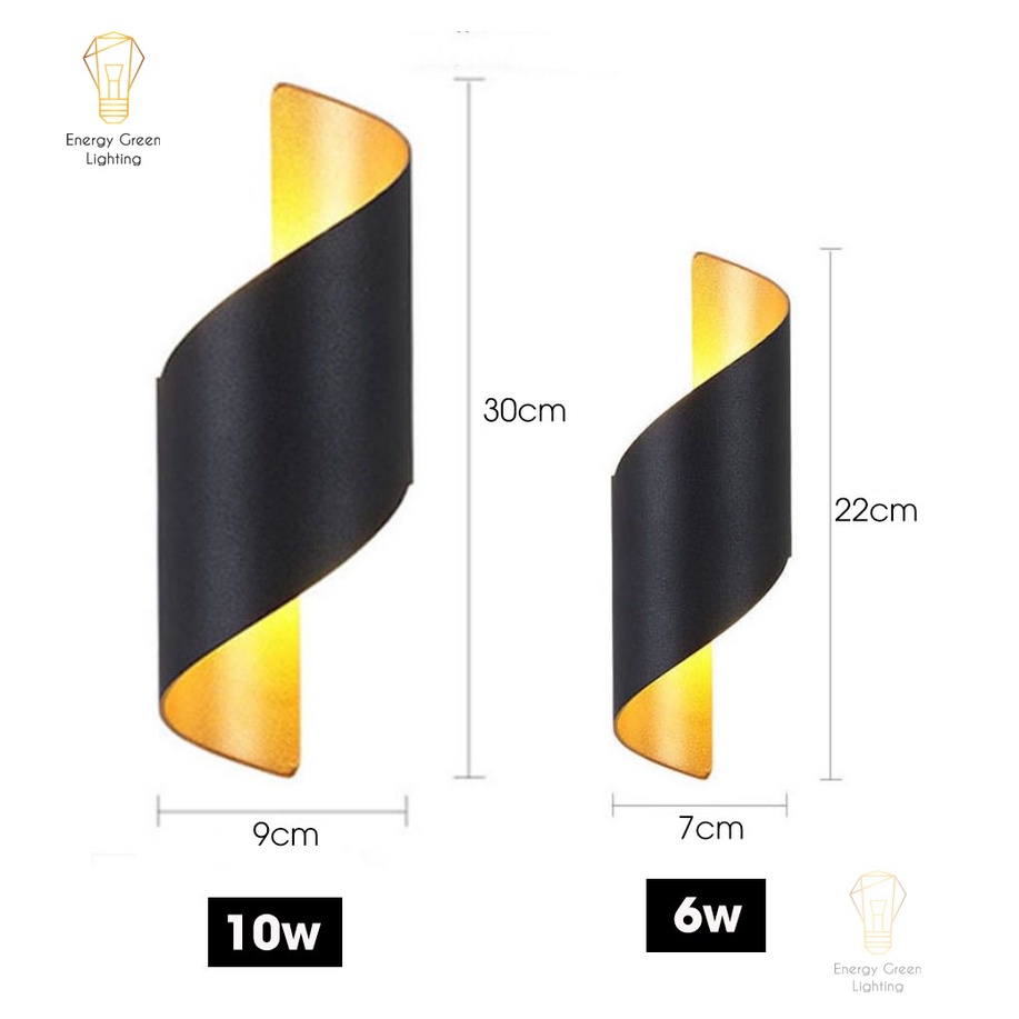 Ảnh Đèn Tường Energy Green Lighting Cong 2 Đầu Phát Sáng DT-896s - Decor Trang Trí Phòng Khách 3