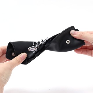 1 Túi Da Mềm Mini Đựng Chìa Khóa Xe Hơi Đa Năng