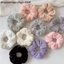 Winter Warm Soft Hair Scrunchies Women Girls Cute Plush Elastic Hair Band Multicolor Rubber Band [zkm]