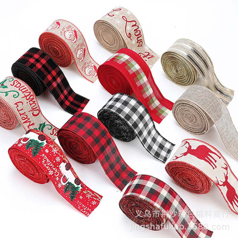 1met Ruy băng trang trí cây thông Noel