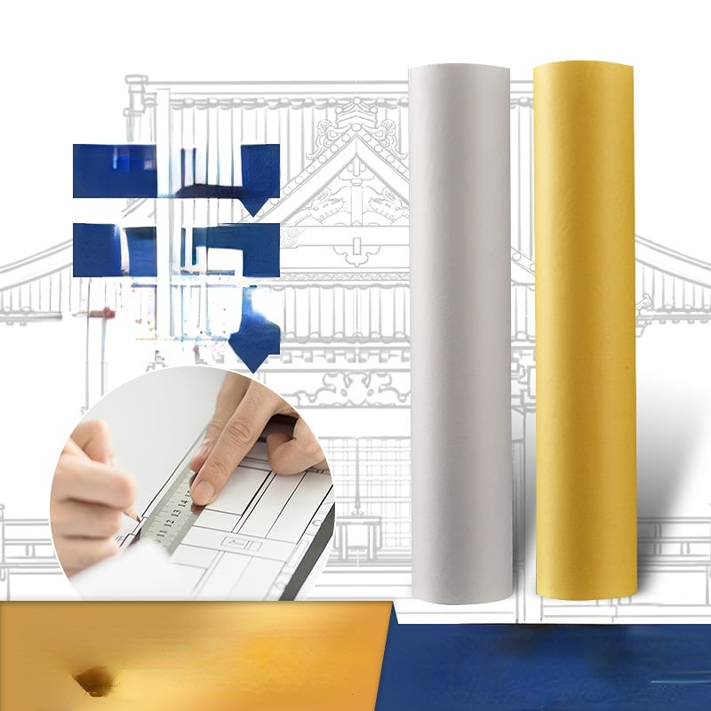 Giấy nháp A4 giấy bản sao màu vàng trắng Mờ 12 inch giấy phác thảo ...