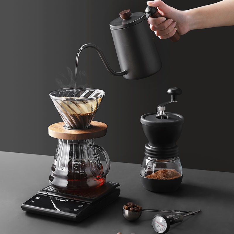 Product image Bộ máy pha cà phê làm bằng tay Bộ bình cà phê nhỏ giọt/Cà Phê cổ điển gia dụng và bộ lọc Bình cà phê thủ công và bộ nhỏ