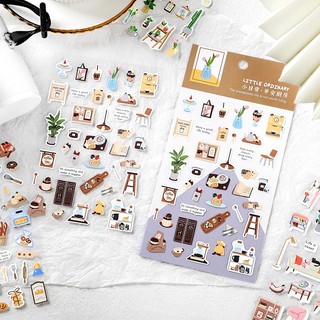 1 Tờ Nhãn Dán Giấy Washi Trang Trí Sổ Lưu Niệm Kiểu Vintage