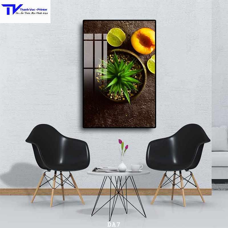 Tranh Treo Tường Trang Trí Phòng Ăn , Tranh Tráng Gương D40x60cm D50x75cm D60x90cm D70x110m