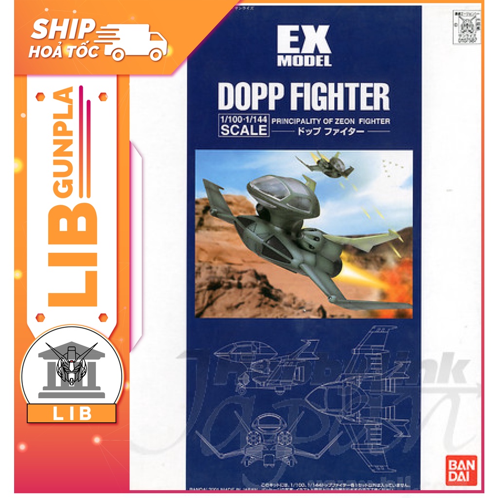 Mô hình lắp ráp Bandai EX DOPP FIGHTER | Shopee Việt Nam