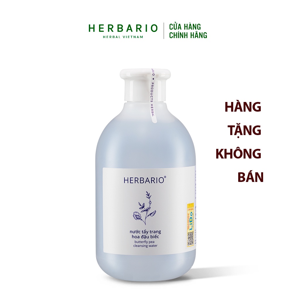 [HÀNG TẶNG KHÔNG BÁN] Nước tẩy trang Hoa Đậu Biếc Herbario 300ml
