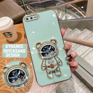 ốp lưng iPhone 7 plus 8 plus 7 8 6 6s 6s plus 6 plus Ốp Điện Thoại TPU silicone Mềm Mạ Điện 3D Có Giá Đỡ Hình Gấu Kim Tuyến Cho iPhone 7 plus 8 plus 7 8 6 6s 6s plus 6 plus