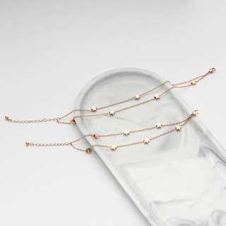 Lắc chân nữ LAMY Five Pointed Star Anklet Rose Gold 9006