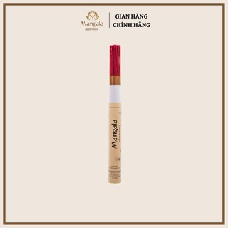 Nhang Trầm Hương Cao Cấp MANGALA Ống Trắng 38cm | 105-180 Nén từ Bột Trầm Núi Rừng Nguyên Chất Hương Thơm Nồng Đậm