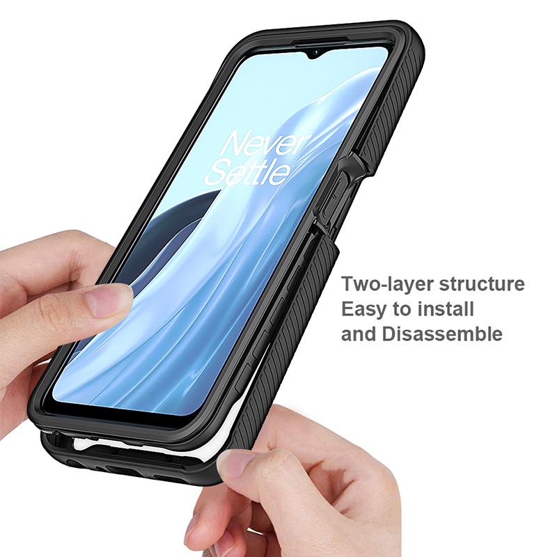 Dành Cho OPPO A57 A57s A57e A77s A77 5G Full Body Hybrid Chống Trầy Xước Vỏ Bảo Vệ Giáp Chống Sốc