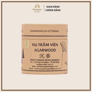Nụ Trầm Cao Cấp MANGALA Hộp Trắng | Viên Lớn – 22 Viên Hương Thơm Nồng Đậm