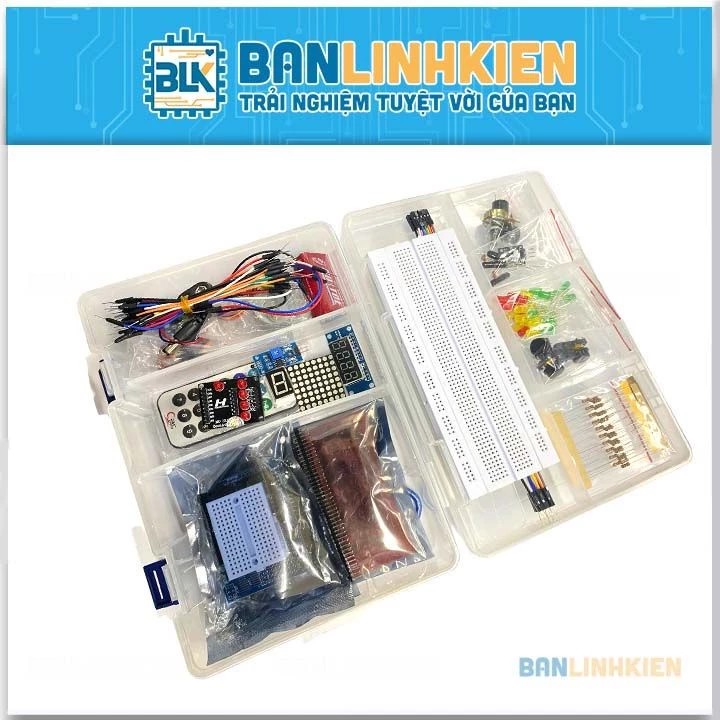 [BẢO HÀNH 6 THÁNG] COMBO KIT Học Tập Arduino Uno R3 RFID BLK - Arduino Starter 