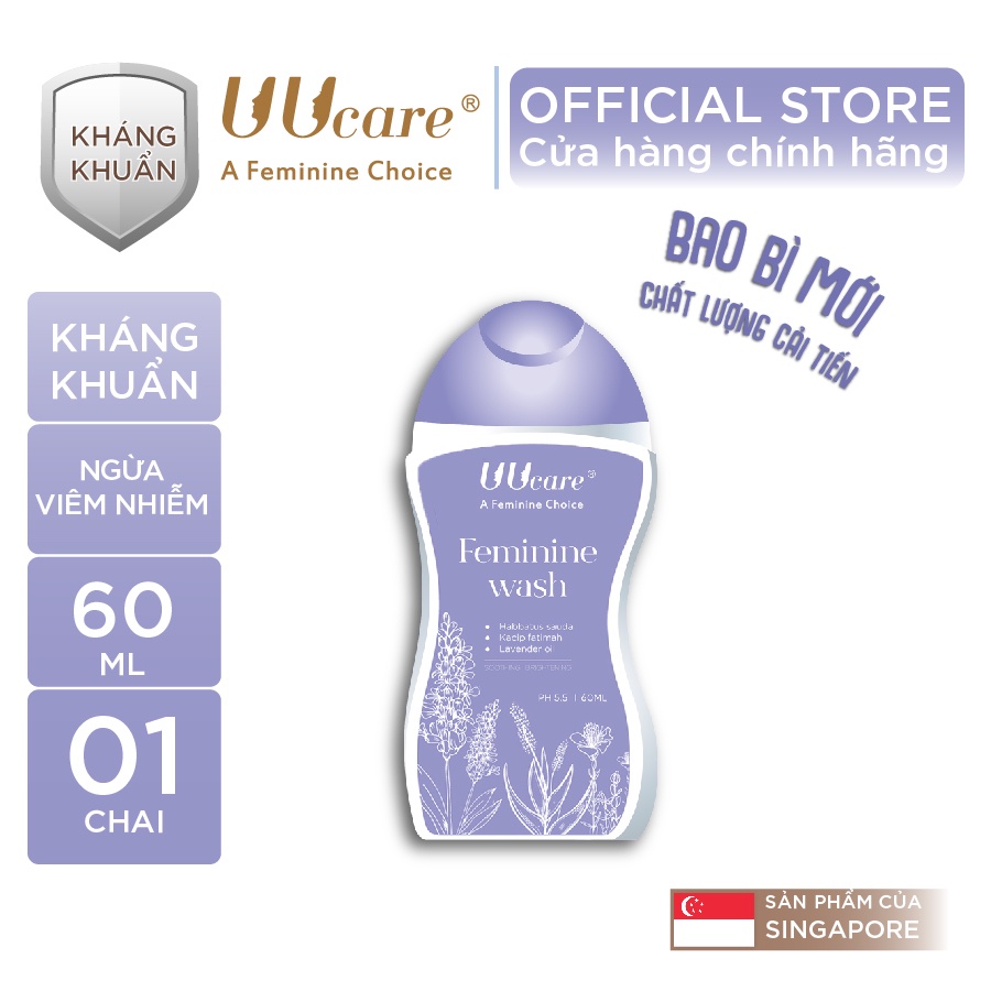 Ảnh Dung dịch vệ sinh phụ nữ UUcare 60ml 1