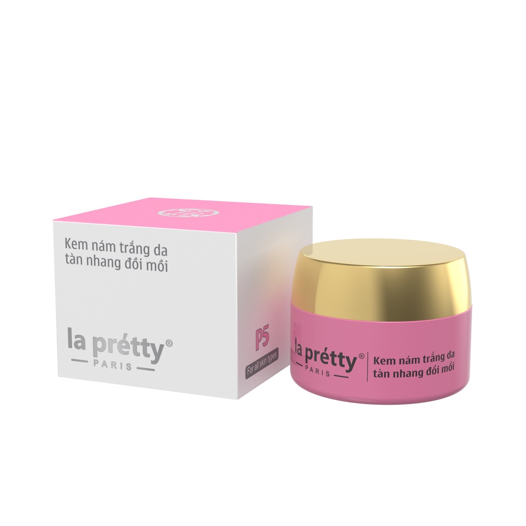 Kem nám trắng da tàn nhang đồi mồi La pretty Paris 18g Kem Mặt