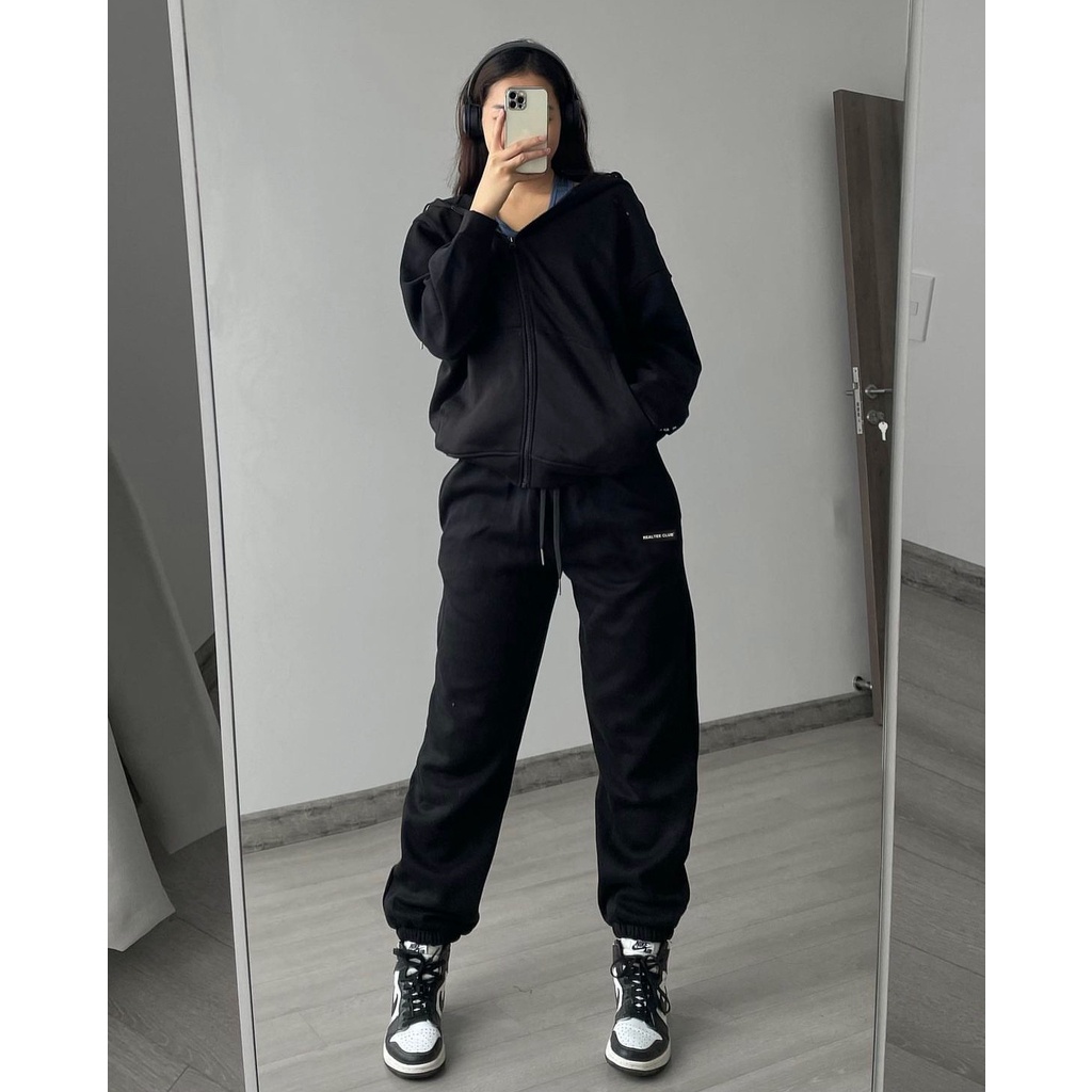 Quần Nỉ Bo Gấu Chất Liệu Nỉ Cotton Dày Dặn RT CLASSY SWEATPANTS