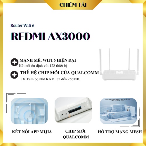 Router Wifi 6 Redmi AX3000 | Shopee Việt Nam