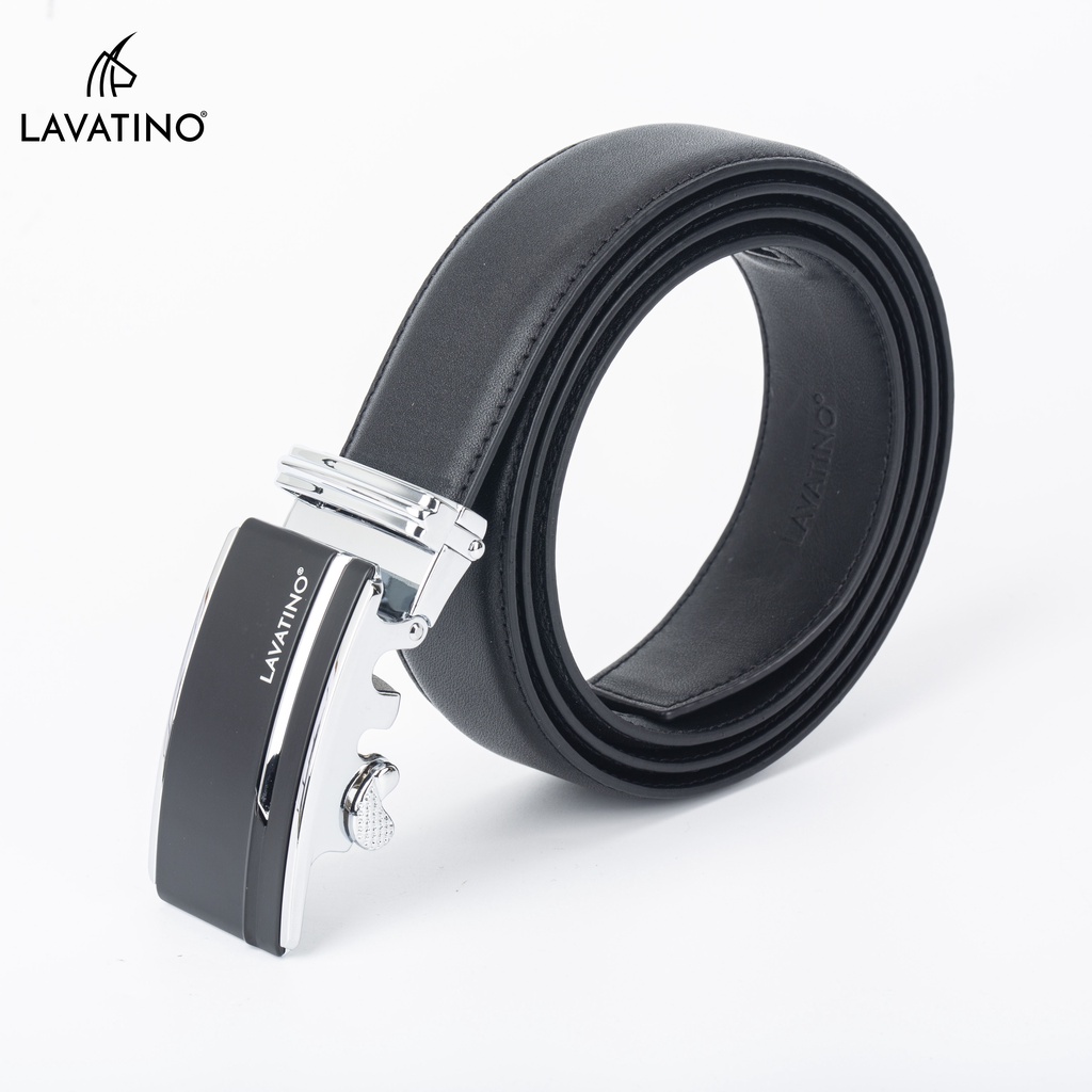 Ảnh Thắt Lưng Nam Da Bò Thật Cao Cấp Hàng Hiệu Lavatino Khoá Tự Động Thiết Kế Sang Trọng TINO 04 2