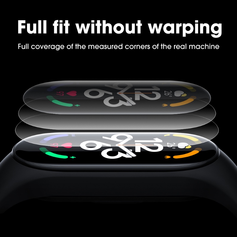 HD Hydrogel Phim Bảo Vệ Màn Hình Cho Mi Band 10 9 8 7 NFC 6 5 4 3 2 Full Cover Phim Bảo Vệ Cho Xiaomi Miband 7 6 5 4 3 2 Không Kính