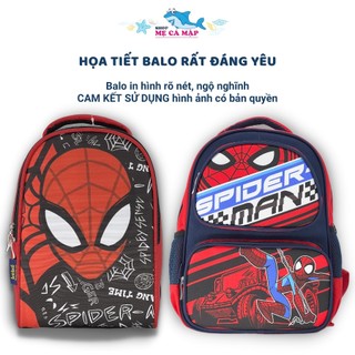 Balo Mầm Non Cho Bé Siêu Bền Hàng Việt Nam, Nhân Vật Bản Quyền Balo Cho Bé Trai Người Nhện Spider Man Có Thẻ Bảo Hành