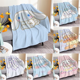 Sanrio Cinnamoroll 4 Kích Thước Flannel Chăn Mới Hoạt Hình Dễ Thương Trẻ Em Thời Trang Mềm Mại Thoải Mái Ấm Giường Chăn Quà Tặng Sinh Nhật