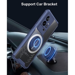 Ốp điện thoại cứng iQOO 11 5G Vỏ silicon mềm cạnh Acrylic cứng chống sốc làm mát chơi game