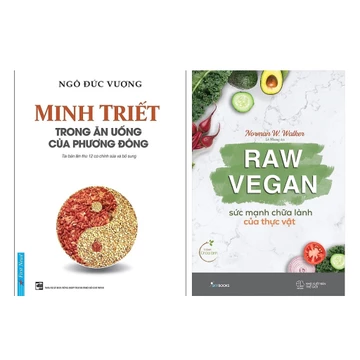 Sách - Combo 2Q Minh Triết Trong Ăn Uống Của Phương Đông + Raw Vegan – Sức Mạnh Chữa Lành Của Thực Vật