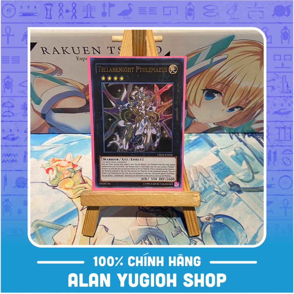 Yu-Gi-Oh! Sammelkarte Tellarknight Ptolemaeus – Ultra Rare, 1st Edition, Aus Crossed Souls Set, Für Turniere & Sammlung