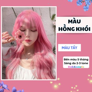 Tóc màu hồng khói: Với tóc màu hồng khói, bạn sẽ có một kiểu tóc đầy cá tính và thời trang. Hãy xem hình ảnh để tìm hiểu cách phối màu và tạo kiểu tóc để thể hiện phong cách thời trang của bạn.