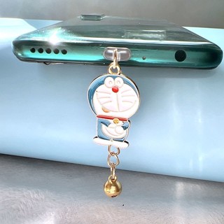 Nút Cắm Chống Bụi Hình Doraemon Dễ Thương Cho Điện Thoại