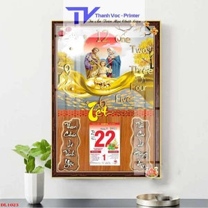 Lịch Tết Công Giáo 2023 Nhiều Mẫu KT 40x60cm Độ Dày 10mm