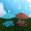 FUHUIOT Chim Ăn Gazebo Loại Nhà Trạm Thức Ăn Cho Thú Cưng Sân Vườn Ngoài Trời Đồ Dùng Cho Chim