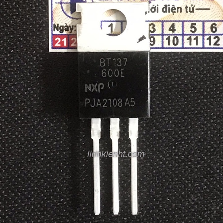 1 con linh kiện TRIAC BT137 600E TO220 8A 600V Shopee Việt Nam