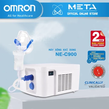 Máy Xông Khí Dung, Mũi Họng Cao Cấp Omron NE-C900 Chính Hãng | Đặc Trị Các Vấn Đề Về Hô Hấp, Máy Chạy Êm Ái | BH 2 Năm