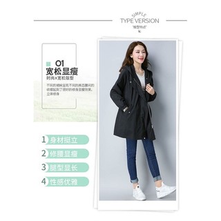 Áo Khoác Dáng Rộng Có Nón Phong Cách Hàn Quốc Thời Trang Xuân Thu Mới 2022