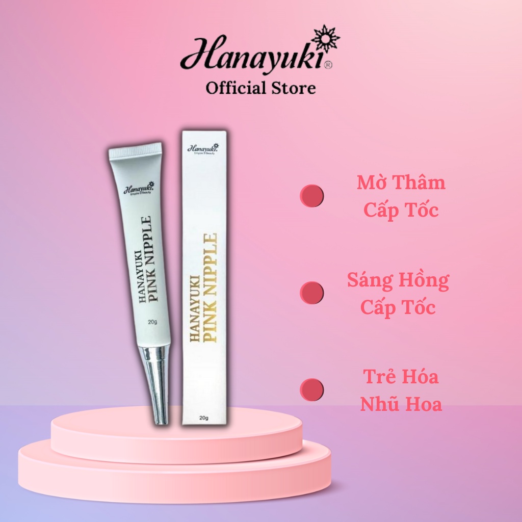 Ảnh Combo Kem Dưỡng Hồng Nhũ Hoa & Kem Dưỡng Hồng Bikini Hanayuki Chính Hãng 2