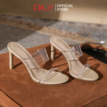 Women's Clear Clogs Heels – 8 cm