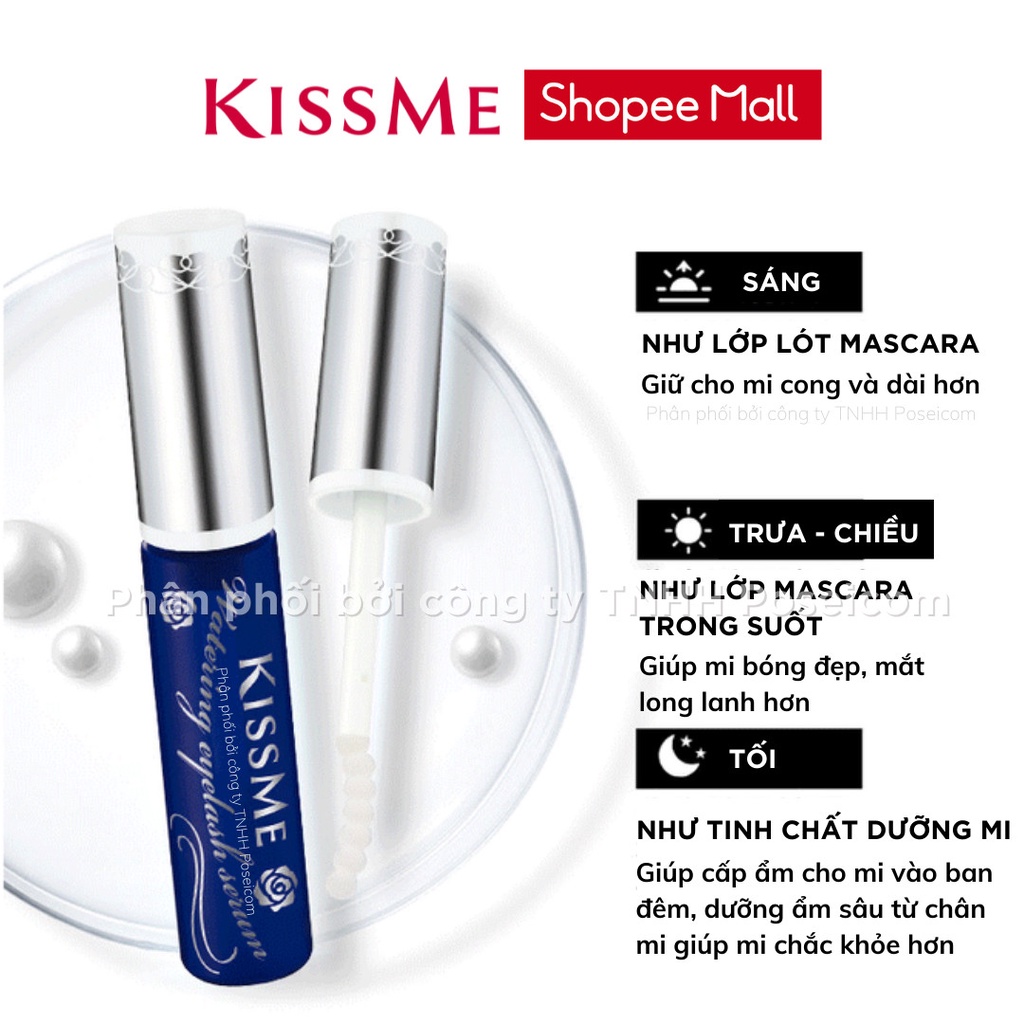 Ảnh Mascara Serum Tinh Chất Dưỡng Mi Kissme Heroine Make Watering Eyelash Serum 5.5ml Dưỡng Mi Khỏe Làm Mi Dài Rậm 4