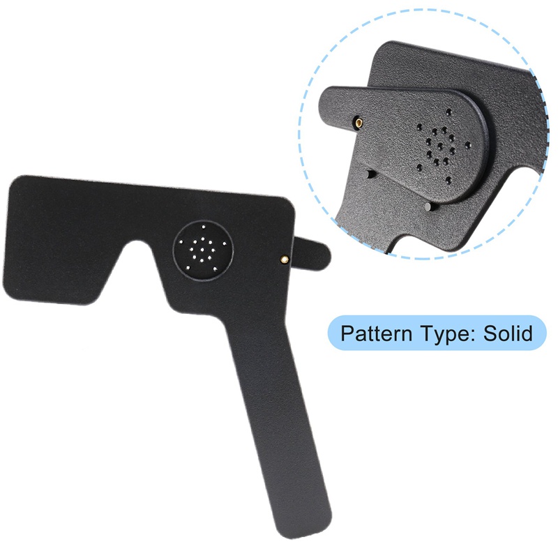 Nhãn khoa chuyên nghiệp Lorgnette 17 Pinhole Đen Nhựa Kiểm tra thị lực Mắt Occluder