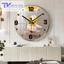 Đồng Hồ Treo Tường Tráng Gương Sang Trọng