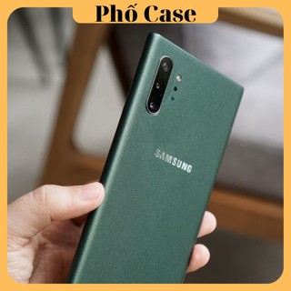 Dán mặt lưng skin xanh rêu nhám Samsung NOTE 10 PLUS NOTE 10 S20 ultra Note 20 S10 PLUS S10 5G NOTE 8 NOTE 9 S8 S9 S10