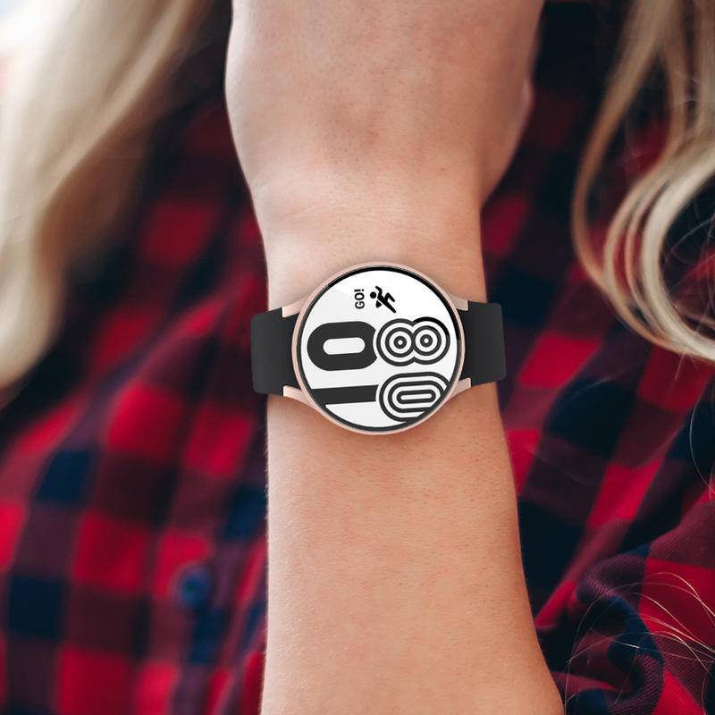 Ốp lưng kính + mờ cho Samsung Galaxy Watch 4 44mm 40mm Vỏ bảo vệ toàn diện cho Galaxy Watch4