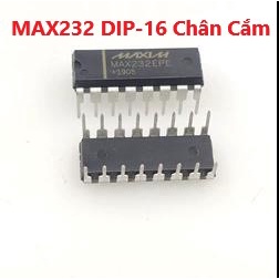 10x MAX232EPE MAX232 DIP-16 IC Chips – MAXIM, New