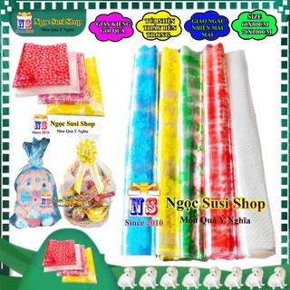 [TẶNG NƠ] GIẤY GÓI QUÀ KIẾNG GÓI GIỎ QUÀ ,GẤU BÔNG GIẤY GÓI QUÀ NOEL TẾT - MUA CHỌN SIZE