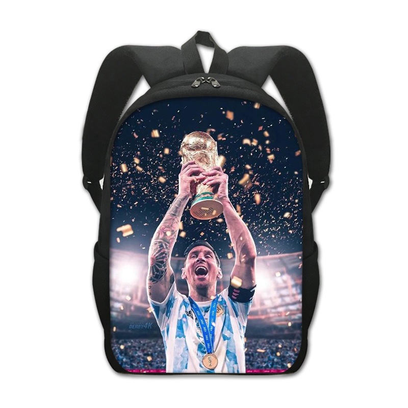 Balo Đi Học Cỡ Lớn Thoáng Khí In Hình Peugeot Lionel Messi Thời Trang Cho Nữ