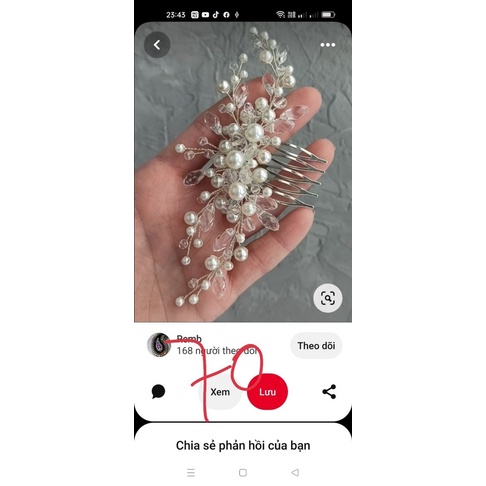 châm cài tóc( đọc kĩ hướng dẫn phía dưới)